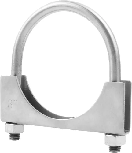 Vista 21 de RP Remarkable Power, Abrazadera de escape de perno en U de 1,5 pulgadas, abrazadera resistente del silenciador