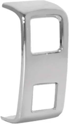 Vista 2 de Grand General 66997 Funda de interruptor basculante de plástico cromado con 1 abertura para Kenworth