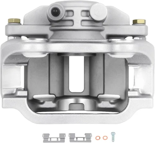 Vista 29 de SCITOO Pinza de freno trasera izquierda sin soporte 18-4678 rojo compatible para Ford 1997-2004 para Lincoln 1998-2010