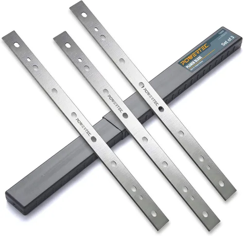 Vista 9 de POWERTEC Cuchillas cepilladoras de 12-1/2 pulgadas para cepilladora DeWalt DW733, repuesto para cuchillos cepilladores DW7332, juego de 2 (12809V)