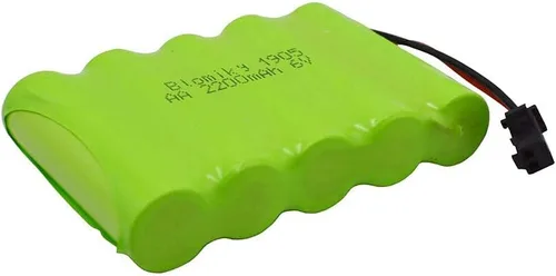 Vista 3 de Blomiky 6V 2200mAh Ni-MH 5 AA Batería recargable con SM-2P Negro 2 Pin conector enchufe y cable USB para camiones RC Vehículos 6V NiMh