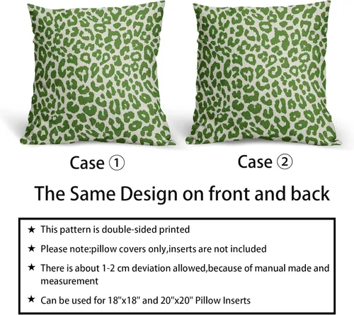 Vista 7 de Juego de 2 fundas de almohada con estampado de leopardo negro de 16 x 16 pulgadas, diseño de animal de guepardo, chinoiserie, fundas de almohada