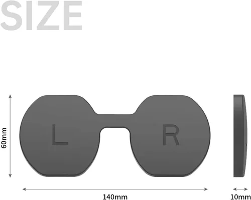 Vista 2 de TATAVR Lens Protector Cover Dust Proof for PS VR2 Lens, Silicone Anti-Dust Lens Protective Shell Cover Accessories Compatible with Playstation VR2