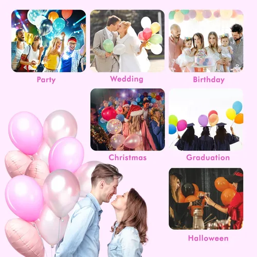 Vista 43 de Balloon Pump Electric, SPLAKS Balloons Inflator Air Pump Portable Balloon Blower for Garland Arch, Party Decoration