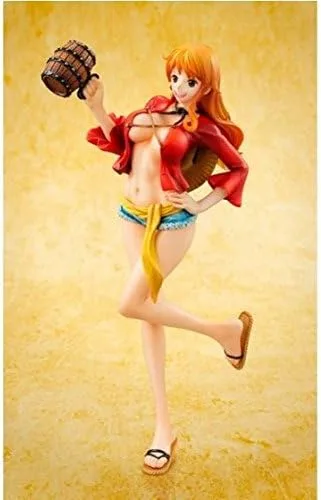 Vista 3 de Megahouse One Piece: Portrait of Pirates: Nami Mugiwara Versión 02 Edición Limitada Figura de PVC