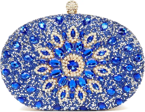 Vista 27 de Bolsos de Noche para Mujer, Bolsos de Mano de Lujo con Brillantes de Rincón Sparkly, Rhinestone, Luxury, Sparkly, Rhinestone, Luxury