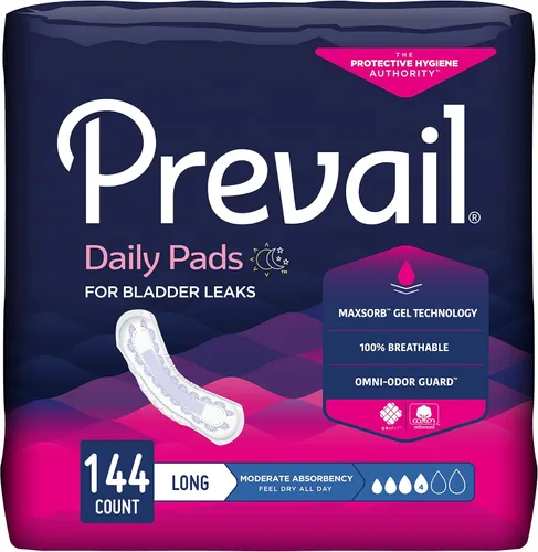 Vista 13 de Prevail Incontinence Bladder Control Pads for Women