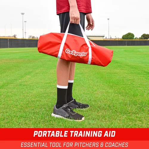 Vista 6 de GoSports Baseball & Softball Xtraman Dummy Batter Pitching Training Mannequin - Practice Pitching Aid for Improved Accuracy and Safety