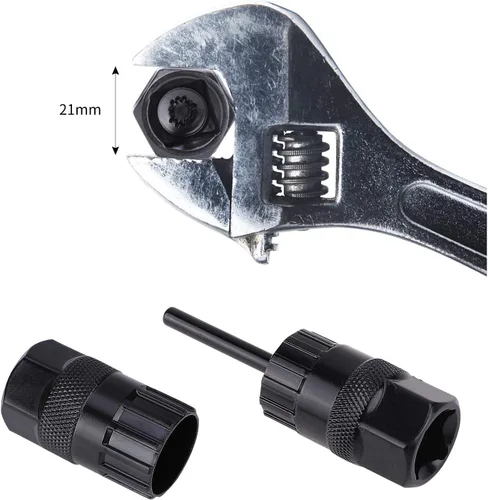 Vista 3 de QKURT Kit de herramientas de látigo de cadena de bicicleta con casete para cadenas de 7,8,9,10,11,12 velocidades