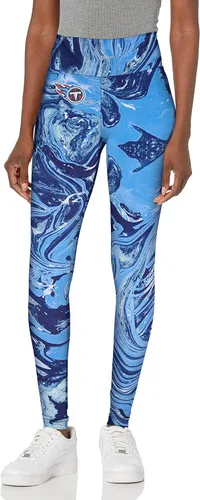 Vista 39 de Zubaz NFL Mallas para mujer de longitud completa de cintura alta básica 1.0