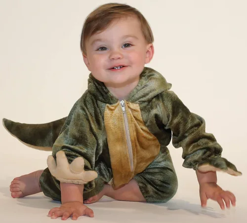 Vista 6 de Disfraz de dinosaurio jurásico para bebé, disfraz para niños pequeños