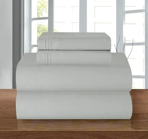Vista 82 de Elegant Comfort - Juego de sábanas de microfibra de 1500 hilos de calidad hotelera prémium de 4 piezas - Resistente a arrugas, sábana bajera