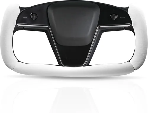 Vista 9 de Funda para volante para Tesla Yoke personalizada para Tesla Model S 2021-presente/modelo X 2021-presente/modelo X 2021, accesorios actuales, Negro