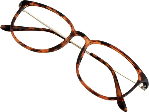 Vista 11 de VisionGlobal Blue Light Blocking Glasses for Women/Men, Anti Eyestrain, Computer Reading, TV Glasses, Stylish Square Frame