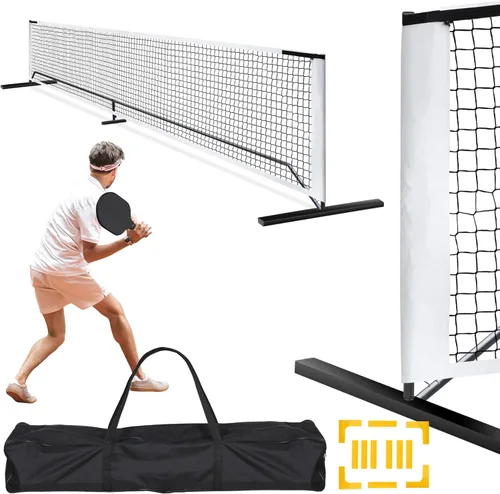 Vista 10 de F2C Portable 22FT Pickleball Net Set Regulation Size Soccer Tennis Net with Court Markers,Game Set System with Metal Frame Stand and Carrying Bag