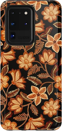Vista 430 de Casely Funda para Galaxy S9 Postura de cadáver Yoga de esqueleto Diseño protector delgado esencial de doble capa