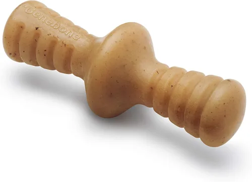 Vista 24 de Benebone Bone - Juguete masticable duradero para perros para masticadores agresivos, tocino real, fabricado en Estados Unidos, pequeño