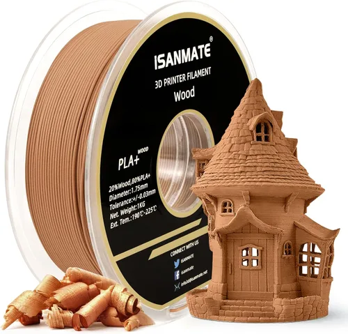 Vista 31 de iSANMATE Filamento PLA rápido de 0.069 in, 26.5 lbs, paquete de filamento para impresora 3D, precisión dimensional ±0.0.079 in, negro, blanco, rojo