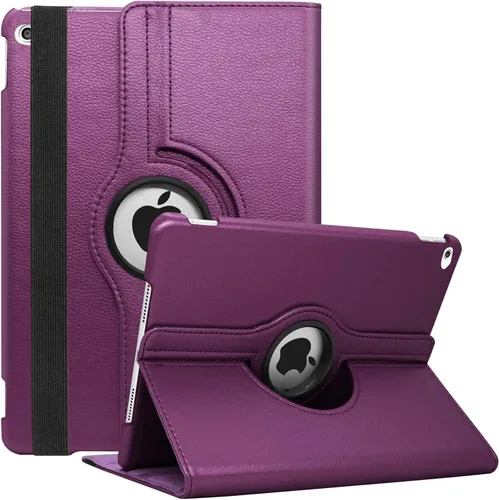 Vista 28 de Funda giratoria para iPad de 9.7 pulgadas 2018 2017 / Funda para iPad Air 2 - Funda protectora con soporte giratorio de 360 grados y función