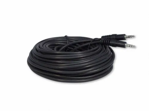 Vista 6 de YCS basics Cable de audio estéreo macho a macho de 100 pies de 0.138 in para auriculares/teléfono/cable MP3 - para tu puerto AUX de automóvil