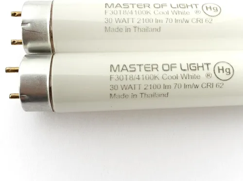 F30T8/CW (paquete de 2) 30W T8 Bombilla de tubo fluorescente 30 W blanco frío 4100K F30T8 36 pulgadas sustituye a F30T8/CW/Alto F30T8/SPX41