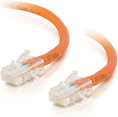 Vista 91 de C2G Legrand - Cable Ethernet Cat5e, cable de conexión Cat5e blindado sin enganches, cable de conexión de red azul, cable de conexión de red Ethernet