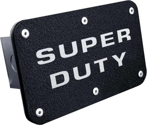 Vista 4 de Au-TOMOTIVE GOLD Tapón de enganche de remolque Clase III para Ford Super Duty (cromo cepillado)