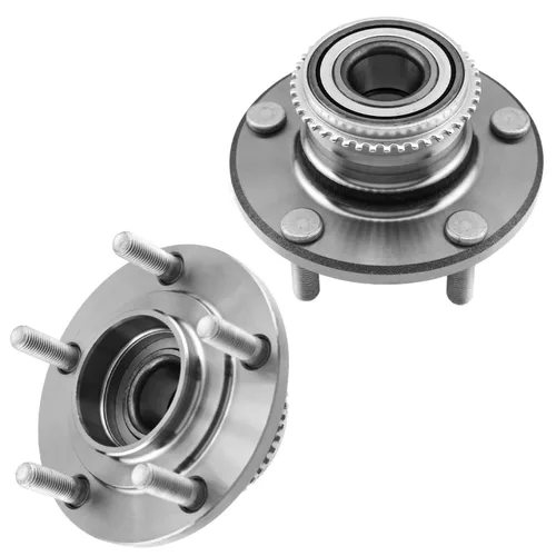 Vista 20 de Detroit Axle - 2 Cubos de Cojinetes de Rueda Delantera para Dodge Ram 1500 2009-2011, Conjunto de Cojinetes de Rueda y Cubos 2010, Par de Cubos