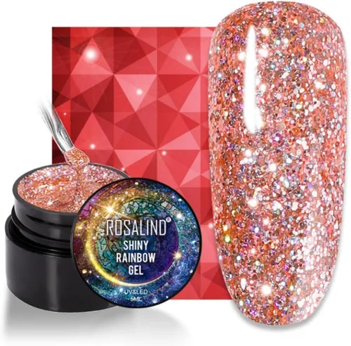 Vista 16 de Esmalte de uñas metálico azul, laca brillante de metal con espejo, larga duración y secado rápido (03, 0.20 oz)