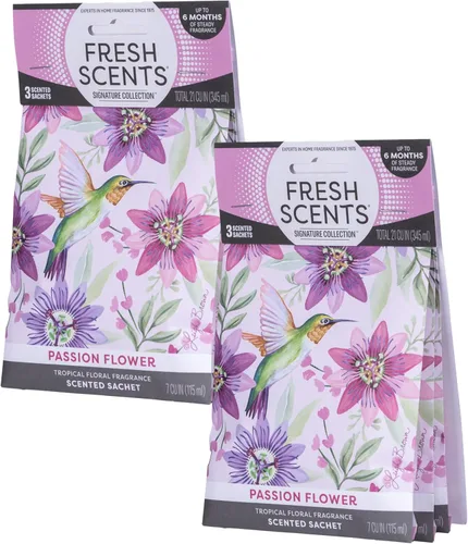 Vista 10 de Fresh Scents - Bolsitas perfumadas Un poco de brillo Fragancia para el hogar Larga duración (hasta 6 meses) Ambientador para armarios