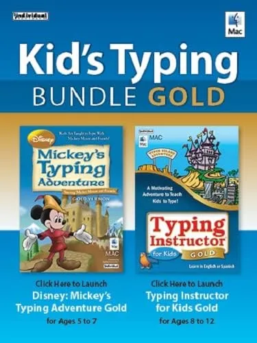Kid's Typing Bundle Gold - Mac [Mac Online Code]