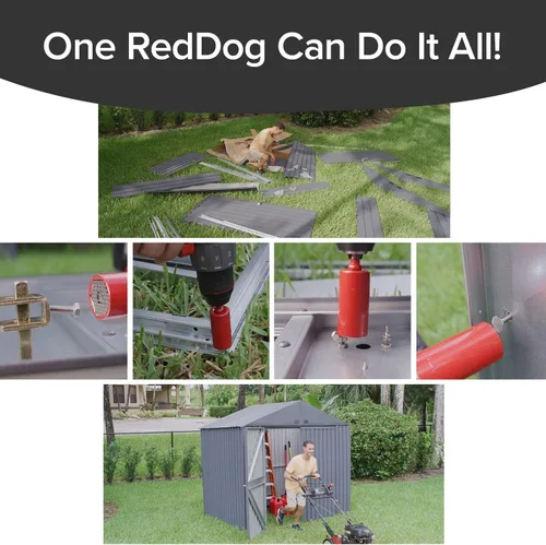 Vista 8 de Red Dog Enchufe con adaptador de taladro, se adapta a la mayoría de tuercas y pernos, uso con llaves de vaso y taladros eléctricos, varillas