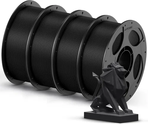 Vista 50 de ANYCUBIC Paquete de filamentos PETG de 0.069 pulgadas, filamento de impresora 3D, precisión dimensional +/- 0.001 in, dureza excepcional, carrete