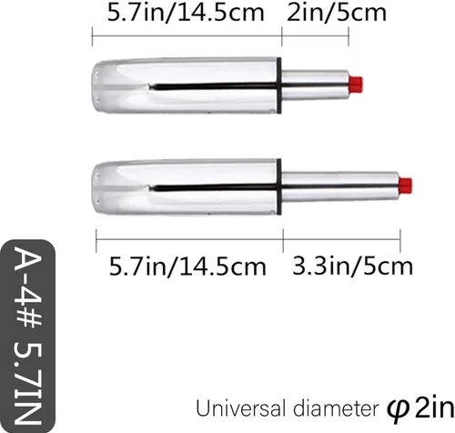 Vista 2 de Cilindro moderno para silla de oficina, 5.7 pulgadas, cilindros de repuesto para silla de oficina, se adapta a sillas ejecutivas, ajustable