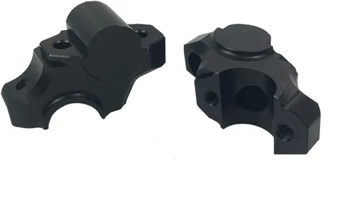 Vista 5 de Para Yamaha MT09 FZ09 XSR900 Manillar Riser Higher Back Extender Adaptador Raiser 2012 2013 2014 2015 2016 2017 2018 MT FZ 09 (negro)