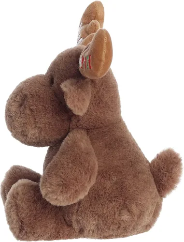 Vista 5 de Aurora Witty JUST Sayin' Merry Christmoose - Personajes expresivos - Ideas de regalo extravagantes - Marrón 12 pulgadas