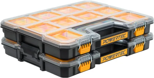 Vista 15 de POWERTEC Caja de herramientas con inserto de espuma, organizador de herramientas de espuma para Bosch L-Boxx 2, inserto personalizable para maletín