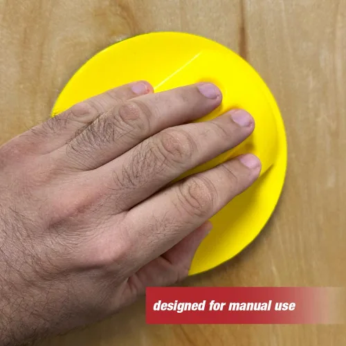 Vista 5 de Hook and Loop Block KIT 6 Inch Round & Mouse Hand Sanding, Interface Pads Ideal for Woodworking, Furniture Restoration, Home and Automotive Body