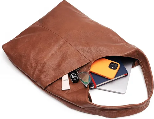 Vista 2 de Komal's Passion Leather Bolso de mano para mujer, bolso para mujer, bolso de compras de viaje, bolso de hombro multiusos