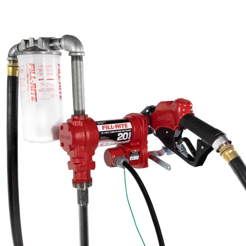 Vista 12 de Fill-Rite FR4204H - Bomba de transferencia de combustible de 12 V, 20 GPM (sólo bomba) Gasolina, diésel, queroseno, mezclas de etanol, mezclas
