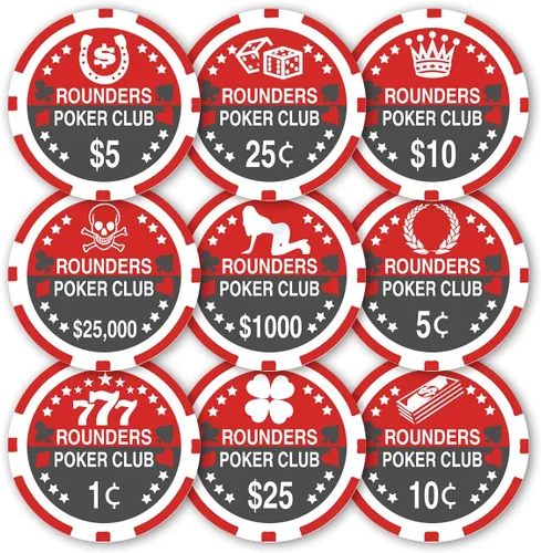Vista 5 de DA VINCI Fichas de póquer personalizadas: selecciona una imagen prediseñada, denominación en dólares y agrega tu propio texto, 25 fichas de póquer a