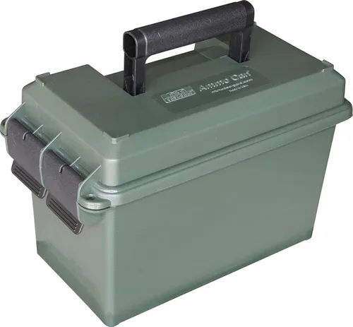 Vista 8 de MTM AC50C Ammo Can, 50 Caliber, Field Boxes, Lockable Storage Box with Handle, Water and Dust Resistant, Secures Hunting Gear, Supplies, and