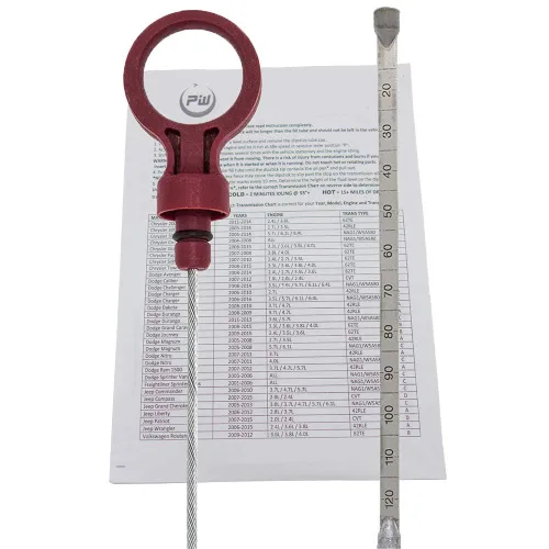 Vista 2 de Varilla de medición de transmisión automática para Chrysler Jeep Dodge - Herramienta de nivel con instrucciones Verifique el nivel de aceite fluido