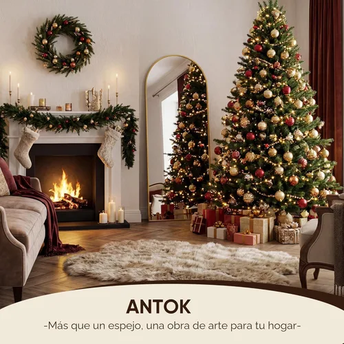 Vista 7 de Espejo de longitud completa, de 59 x 19 pulgadas, de suelo, arqueado, no empotrado, con soporte, colgante, montado para dormitorio, sala de estar