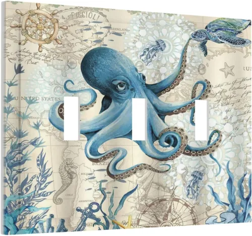 Vista 120 de Cubiertas de Placas de Pared Dúplex Individual con Sol Minimalista Moderno de Palabras Inspiradoras Abstractas Boho, Cubierta de Interruptor de Luz