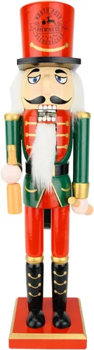 Vista 5 de Tree Buddees Beercracker Abridor de Botellas Cascanueces de 15" de Alto Funcional Apertura de Botellas y Decoración Festiva Navideña Bottlecracker