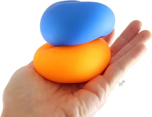 Vista 5 de 4 bolas elásticas súper suaves rellenas de Doh – Ultra Squishy y moldeable relajante sensorial Fidget Dough Stress Toy