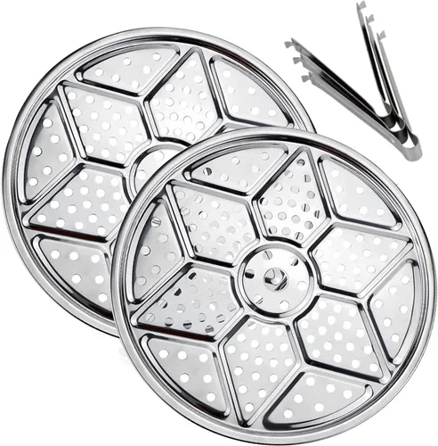 Estante de vapor redondo de acero inoxidable de 11 pulgadas, estante para olla a presión, olla de inserción, soporte para bandeja de vapor, ensalada