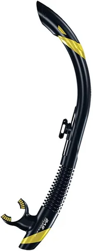 Vista 6 de ATOMIC AQUATICS SV2 - Snorkel de buceo flexible de alto rendimiento con parte superior semiseca, boquilla de silicona doble y soporte de desconexión