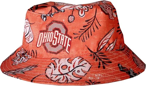 Vista 9 de Wes and Willy Sombrero de pescador floral vintage hawaiano para hombre